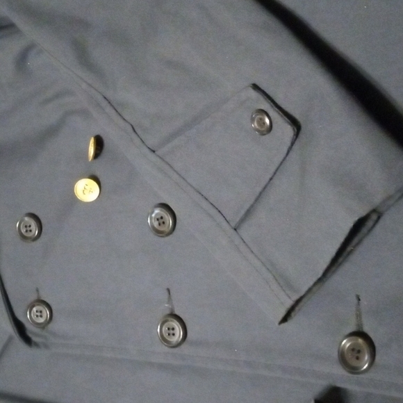 Vintage 60 70s Sears Oak Brook Sportswear 6 button trench short - Picture 6 of 7